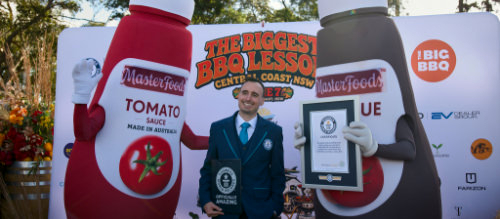 A world record attempt on an organic farm